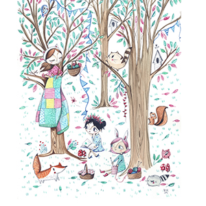 Pink Forest