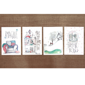 Oysho Christmas postcards
